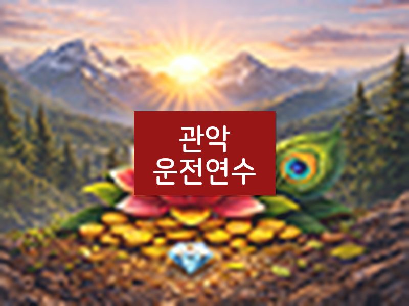 관악운전연수 후기