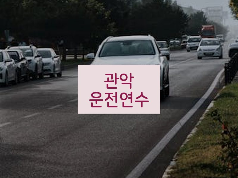 관악운전연수 후기